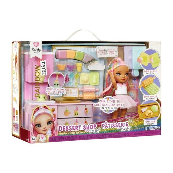 Köksaccessoarer - MERKLOOS - Rainbow High Little Compact Playset - Rosa - Docka Kandy - Modellera