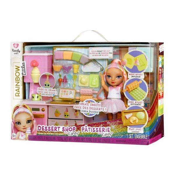 Köksaccessoarer - MERKLOOS - Rainbow High Little Compact Playset - Rosa - Docka Kandy - Modellera