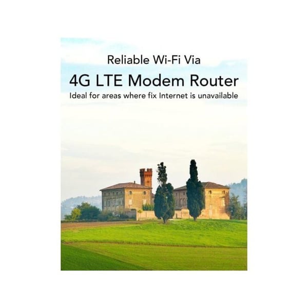 Modemrouter 4G LTE - CUDY - AC1200 - Wi-Fi meshnät 1200 Mbps - Avtagbara antenner - VPN