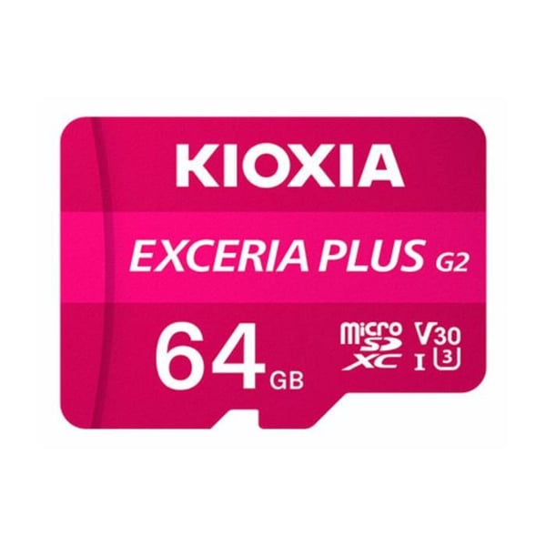 Minneskort - KIOXIA - EXCERIA PLUS G2 - 64 Go - UHS-I - 100 MB/s