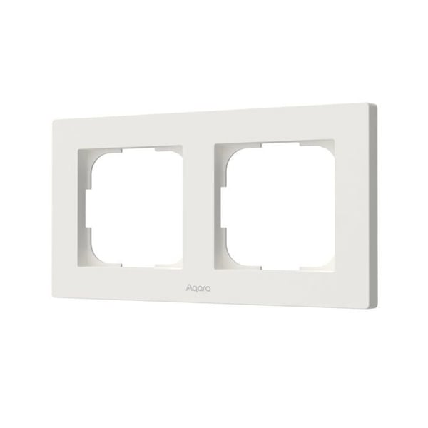 Ram för strömbrytare H2 EU (2-block) - Aqara - vit