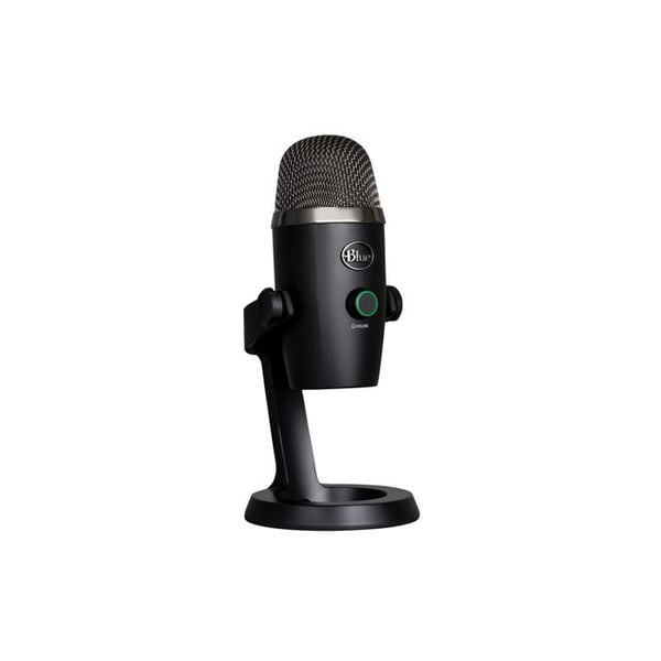 Mikrofon USB - Blå - Yeti Nano - 24 bit - Kompakt design - Ideal för podcasting
