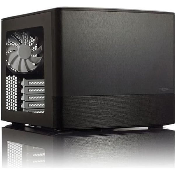 FRACTAL DESIGN PC CASE Node 804 - Svart - Micro ATX-format (FD-CA-NODE-804-BL-W)