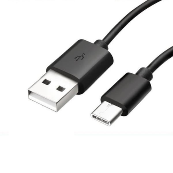 USB-C-kabel för Realme X2 - X2 Pro - X3 SuperZoom - XT - X50 Pro 5G - USB-C-laddkabel Svart 1 Meter Phonillico®