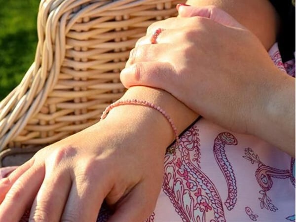 Armband - AGATO - POL-B01/21L - Rosenrhodon - Sterlingsilver - 17 cm justerbar