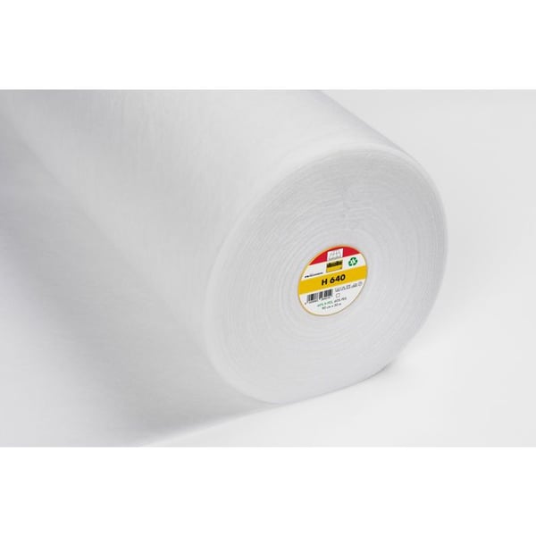 Termofixering - VLIESELINE - H640 - 30 m x 90 cm - 100% polyester - voluminös