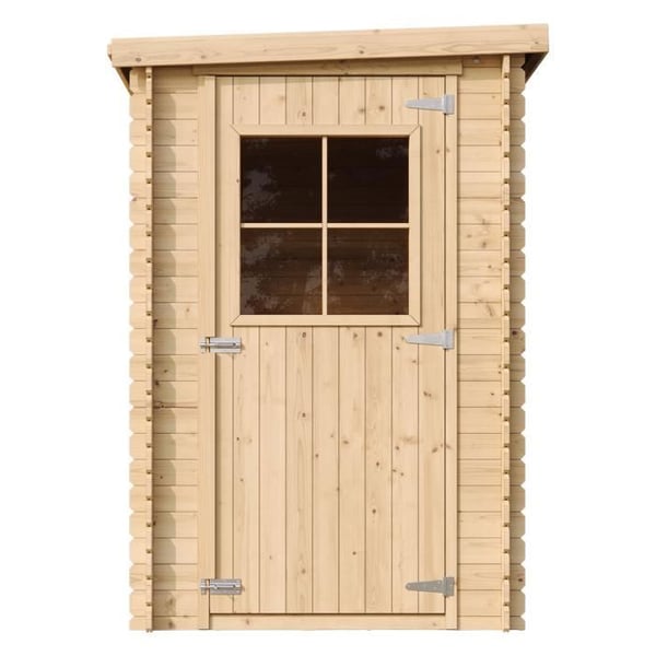 Trädgårdsskjul i trä TIMBELA - 144 x 239 cm - Tjocklek 19 mm - M306