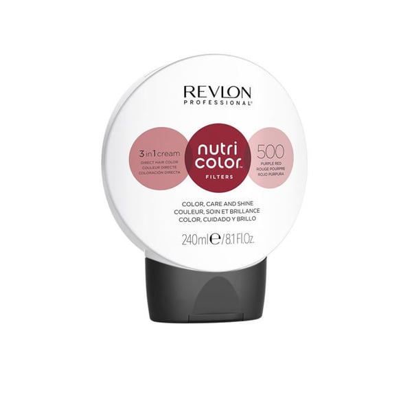 Hårfärg - Revlon - Nutri Color Filters 500/Röd Lila - 240 ml - Färgat hår - Blandat