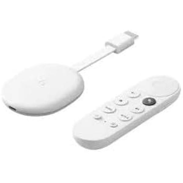 Google Chromecast med Google TV 4K Ice White