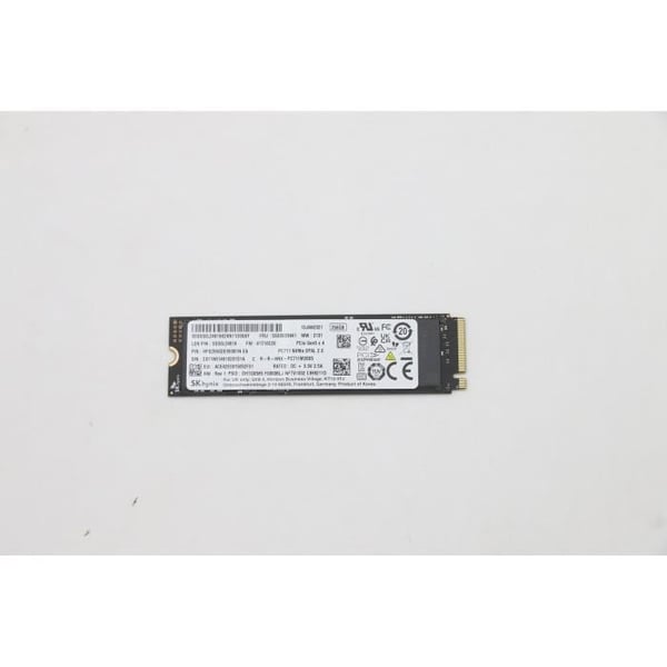 Hårddisk - LENOVO - 256G - M.2 - PCIe3x4 - 600 Mo/s