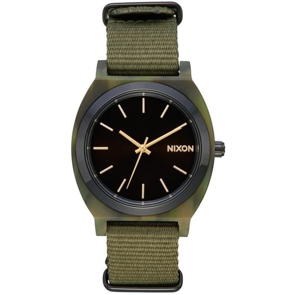 Klocka - NIXON - TIME TELLER A3272619 - Kvarts - Analog - Unisex - Grön, Svart