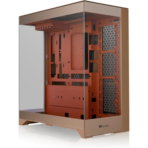Thermaltake CTE E550 TG-fodral med gömd kontakt - Gravel Sand