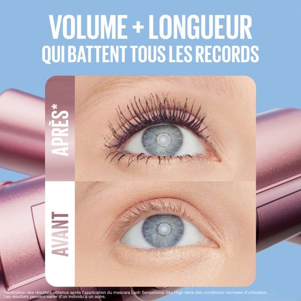 Maybelline New York Mascara Sky High Plommon Twiligh