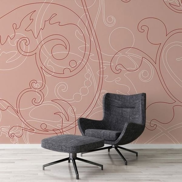 A.S. Creation Tapetkollektion Atelier 47 DD116870 Baroque Röd
