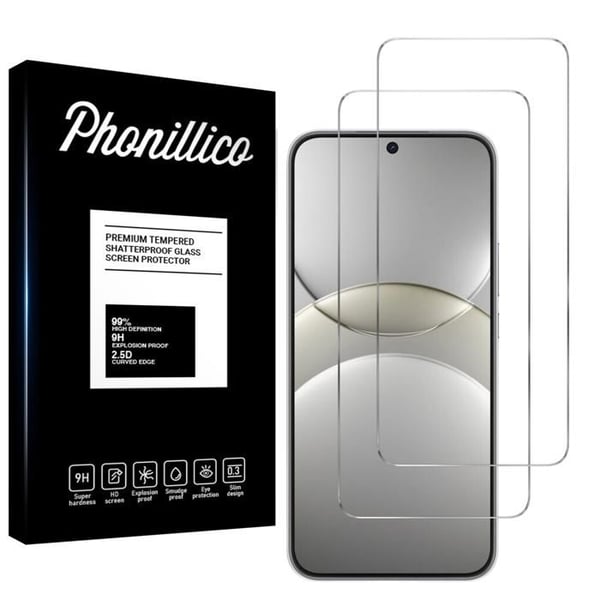Härdat glas - Phonillico® - Huawei Nova 13 - 2-pack - Repellerande mot repor - Transparent