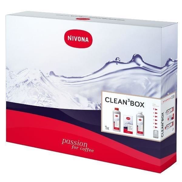 NIVONA Clean 3 avkalkningsbox 500ml + 10 tabletter + Cream Clean