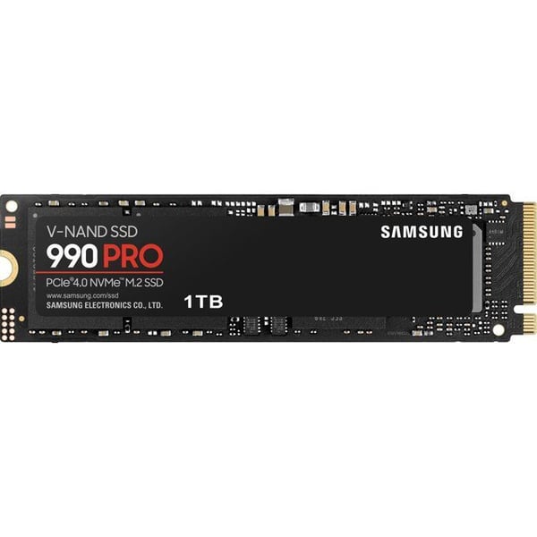 SAMSUNG - 990 PRO - Intern SSD - 1 To - NVMe M.2 PCIe 4.0x4 - Läshastighet upp till 7 450 Mo/s