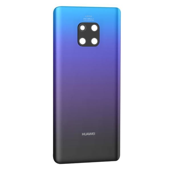 Bakglas - Huawei Mate 20 Pro - Original - Service Pack - Blå