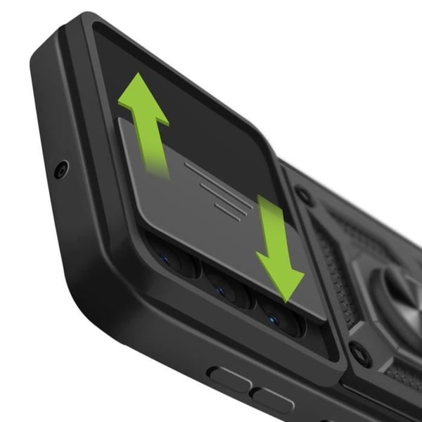 Coque för Samsung Galaxy A26 Ringstöd med Kameraskydd Mayaxess Svart