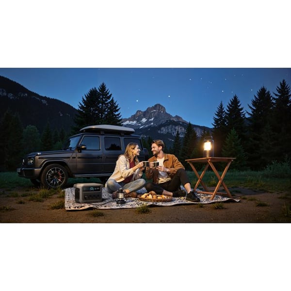 Bärbar elstation - ANKER - SOLIX C1000X Gen 2 - Batteri 1024 Wh - 2000W - Ultra-snabb laddning
