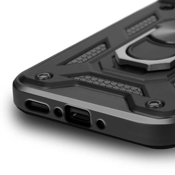 Coque för Samsung Galaxy A26 Ringstöd med Kameraskydd Mayaxess Svart