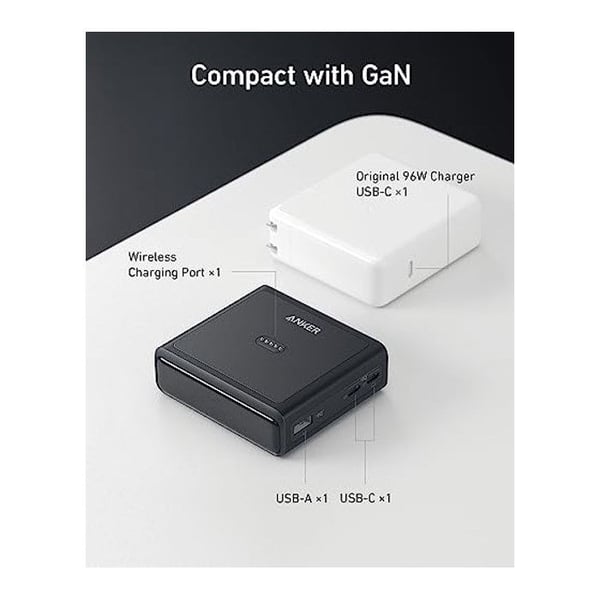 Laddstation - ANKER - Prime - 100W - 4 portar - GaN-teknologi