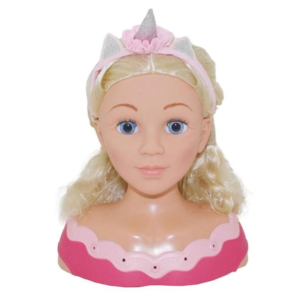 Huvud att styla Molly med tillbehör och hårtork - Barnleksak (rosa)
