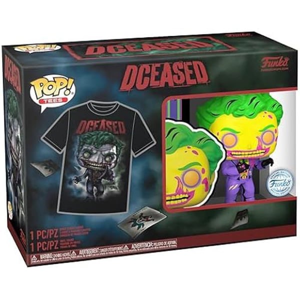 T-shirt med Figur - Funko - Joker CC - XL - DC Comics - Present till Batman-fans
