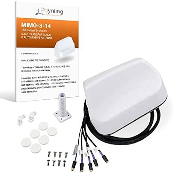 MIMO-riktantenn - POYNTING - A-MIMO-0003-V2-14 - 21 dBi - SMA - Hög prestanda MIMO-riktantenn - POYNTING - A-MIMO-0003-V2-14 - 21 dBi - SMA - Hög prestanda