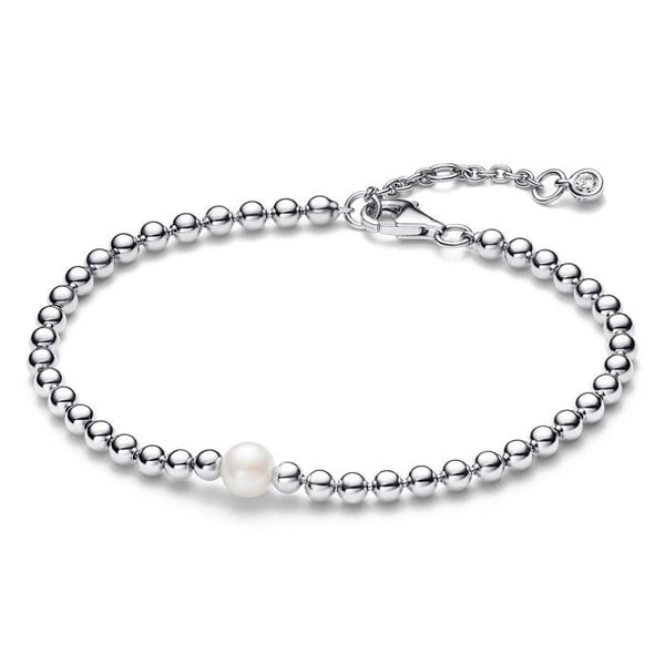 Armband dam - PANDORA - 593173C01-18 - Silver 925 - Pärlemor - Kubisk zirkonia