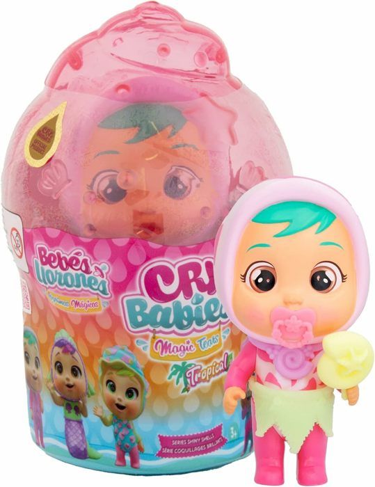 Interaktiv baby - IMC TOYS - Cry Babies Magic Tears - Shiny Shells - Ledsen och söt - Olika tillbehör