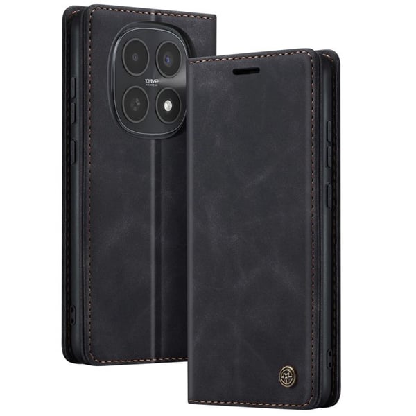 Vintage Plånboksfodral för Redmi Note 15 4G / 5G Collections CaseMe Svart