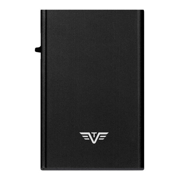 Kortfodral - TRU VIRTU - TV0032 - Aluminium - 5 fack - Enfärgad svart