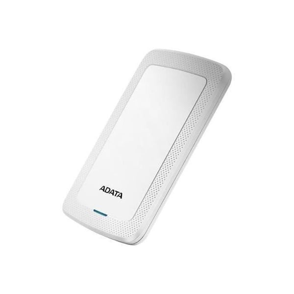 ADATA HV300 bärbar extern hårddisk - 2 TB - USB 3.1 - AES 256 bitar - Vit