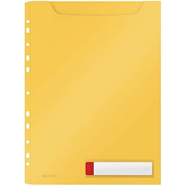 Konfidentialitetsficka A4 - LEITZ - Cosy - Kapacitet 150 Ark - 3-pack - Gul