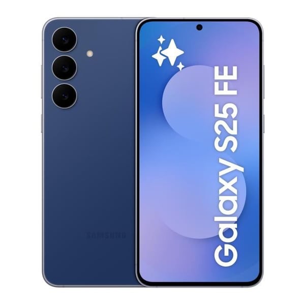 SAMSUNG Galaxy S25 FE AI Smartphone 128Go Blå Natt