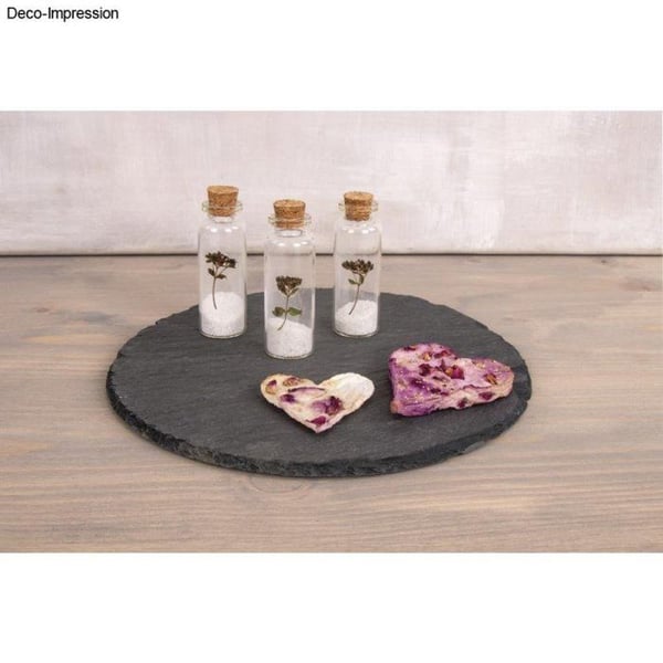 Glaskärl med korklock, ø3cm, 7,5cm, 50ml