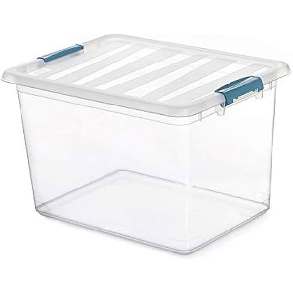 Förvaringslåda - DOMOPAK LIVING - KATLA - Transparent - 20 L - Ergonomisk