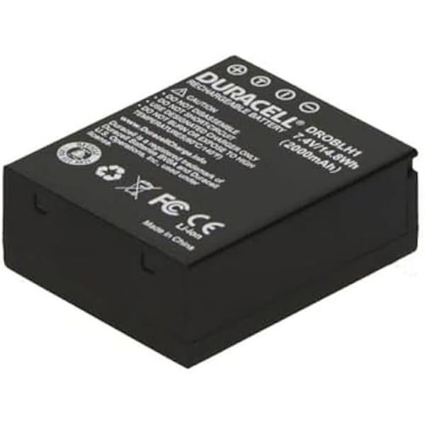 Ersättningsbatteri - DURACELL - BLH-1 - Litiumjon - 3,7 V - Kompatibel med Olympus