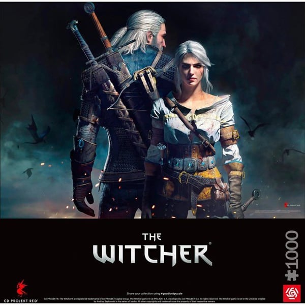 The Witcher Geralt & Ciri pussel 1000 bitar
