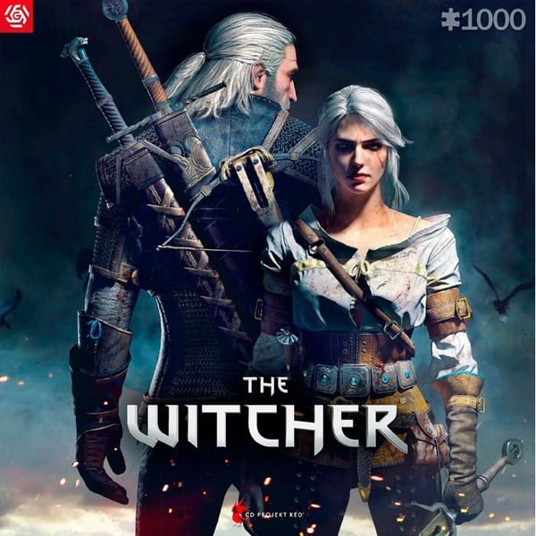 The Witcher Geralt & Ciri pussel 1000 bitar