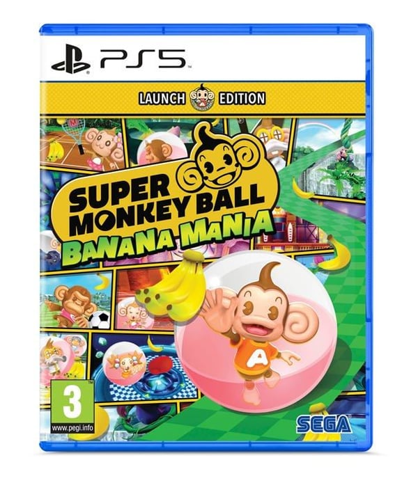 Videospel - SÉGA - Super Monkey Ball Banana Mania - PS5 - 300 nivåer - 12 minispel