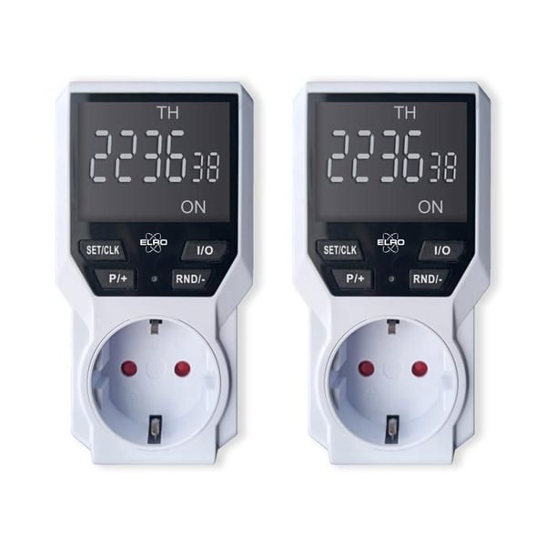 Digital klocka - ELRO - TI3000-2 - 10 program - 3600W - Inomhus