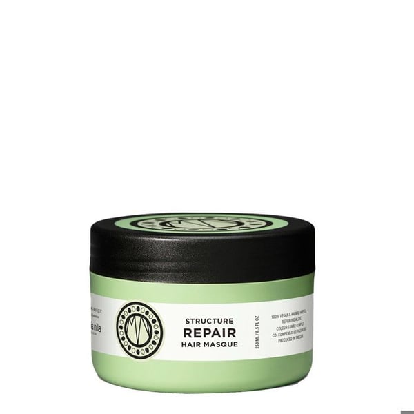 Reparationsmask - MARIA NILA - Struktur Reparation - 250ml - 100% VEGANSK - Skadat hår