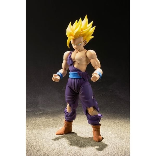 Figur - BANDAI - Son Gohan Super Saiyan - 12 cm - Under officiell licens - Actionfigurer
