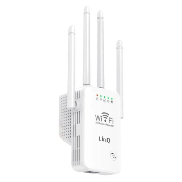 WiFi-repeater - LINQ - WLAN 500 - Lång räckvidd - 300 Mbps - 4 justerbara antenner
