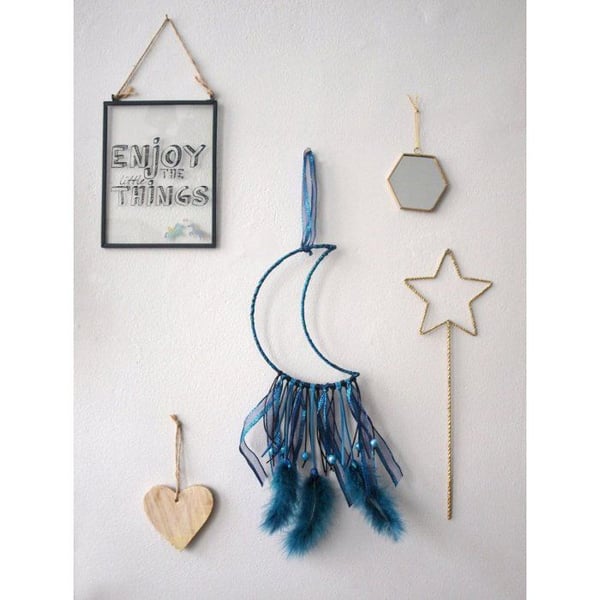 MégaCréa DIY - Kit Drömfångare Måne 15,5 x 5,5 cm