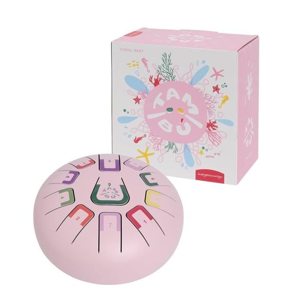 Tambú tungtrumma 11 noter ros 20 cm - Tungtrumma stämd i Sol M (G)
