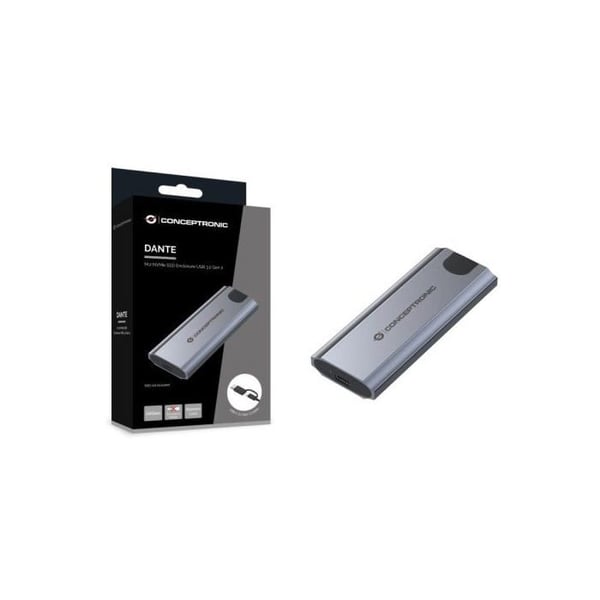 SSD-hölje - CONCEPTRONIC - DANTE05G - M.2 NVMe - USB 3.2 Gen 2 - Enkel installation