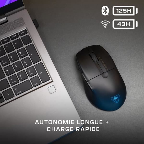 Ultra lettr trådløs gaming mus - TURTLE BEACH - Pure Air - Sort